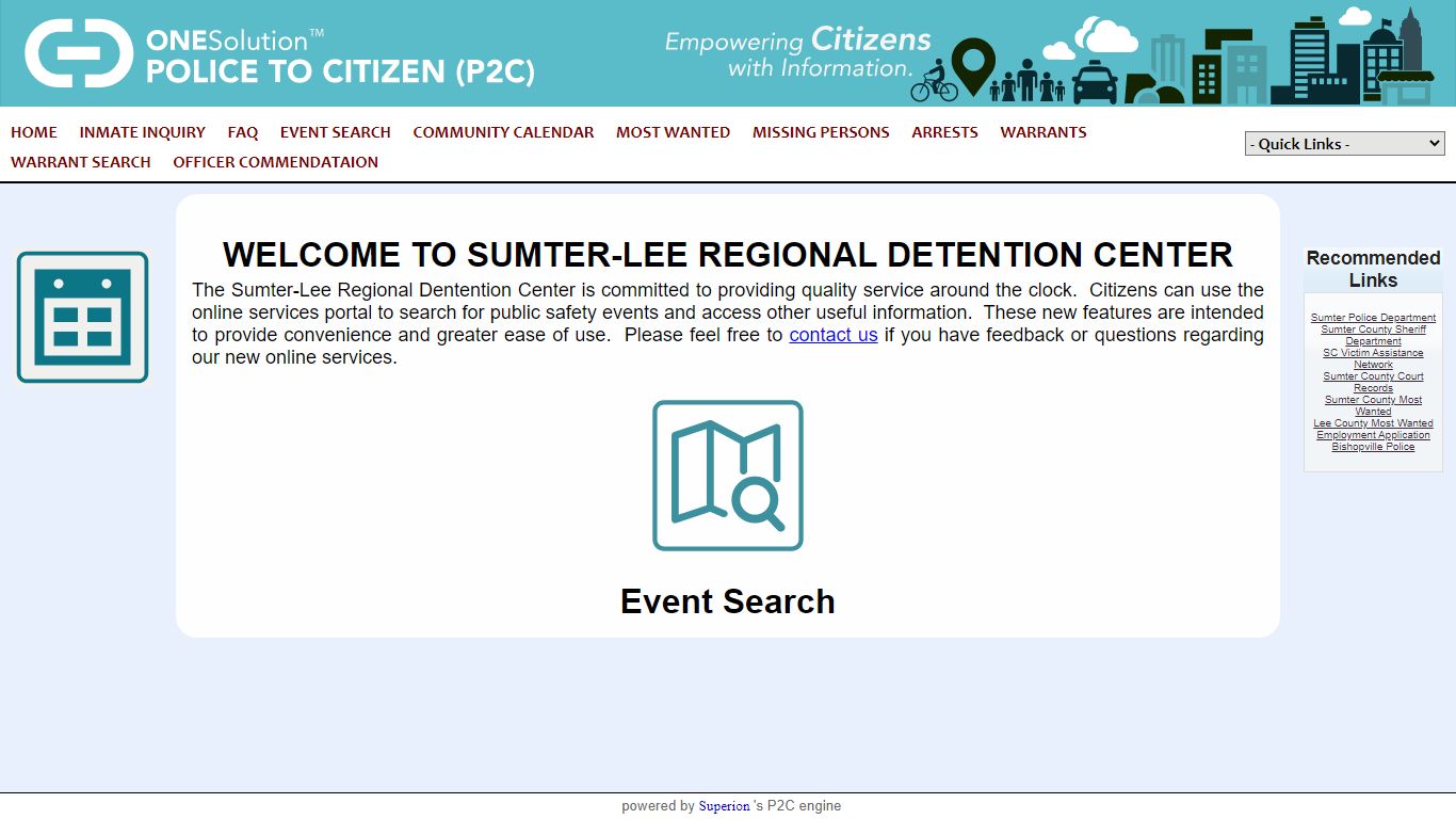 Sumter - Lee Regional Detention Center P2C